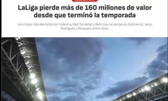 西甲大地震！中小球队3亿身价蒸发，皇萨竞却狂赚1亿，联赛真要凉?