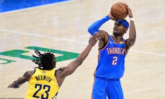 亚历山大今年收获得分王+MVP+FMVP 历史第四人