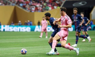 巴黎4-0迈阿密国际！豆腐渣后防，梅西获7.4分的全队最高评分